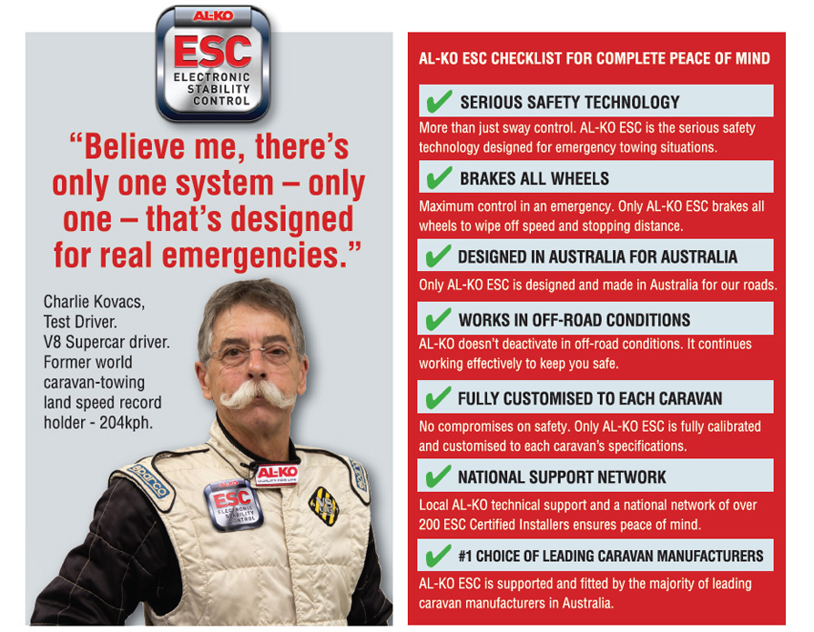 Al-ko ESC features and benefits table